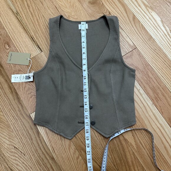 Wilfred Free Charisma Vest - Size MED, Gd Nomad Taupe - Picture 4 of 9